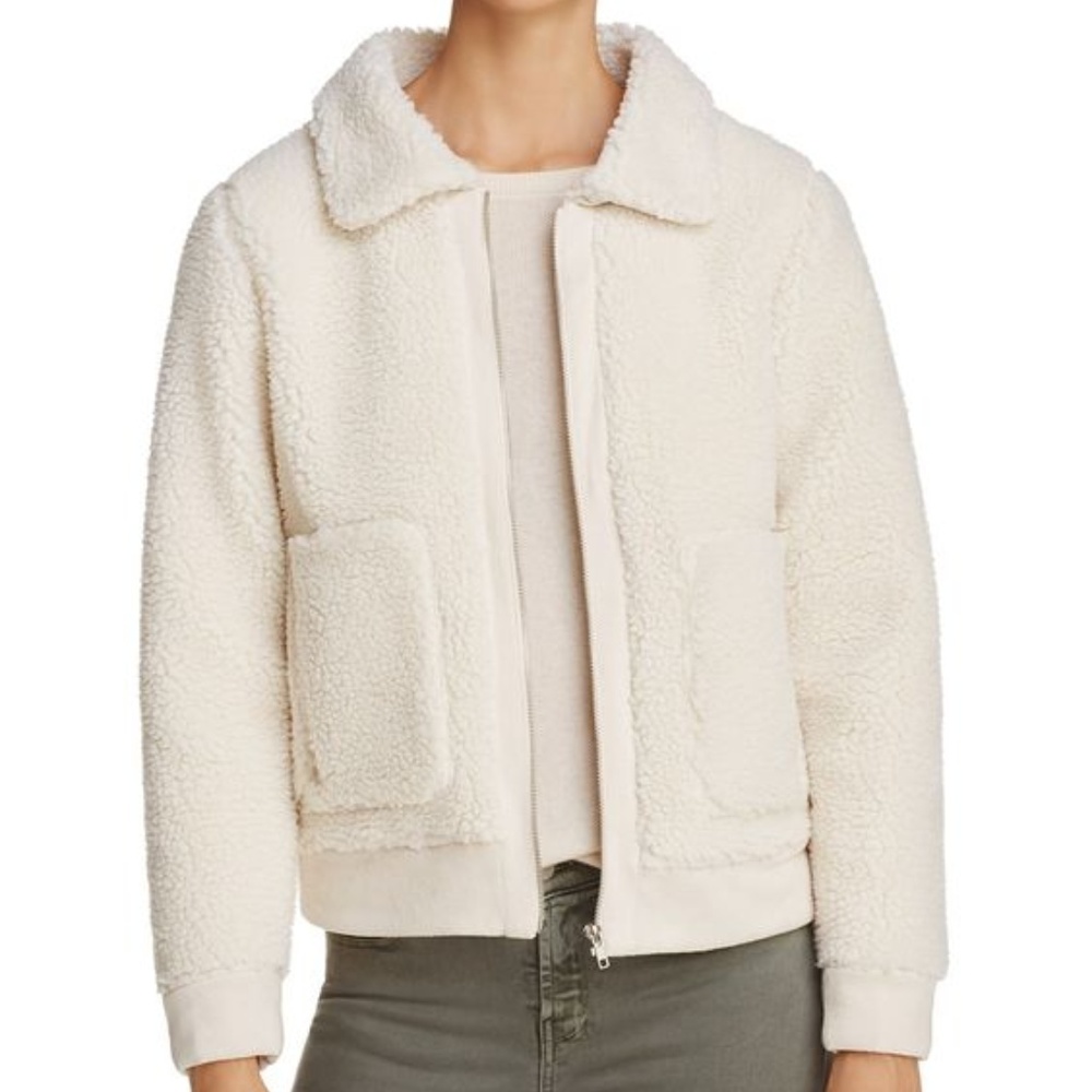 Glamorous Los Angeles Faux Shearling Bomber, XS